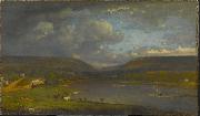 George Inness On the Delaware River painting